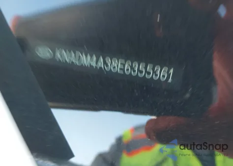 2014 Kia Rio Lx z USA, uszkodzony, nr VIN KNADM4A38E6355361